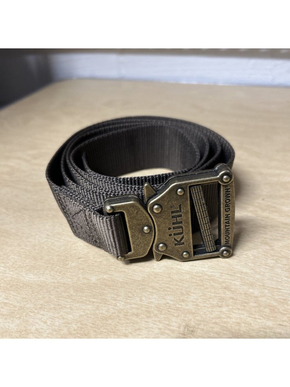 Kuhl Raid Brown Adjustable Quick Release Mens Belt 48” Long